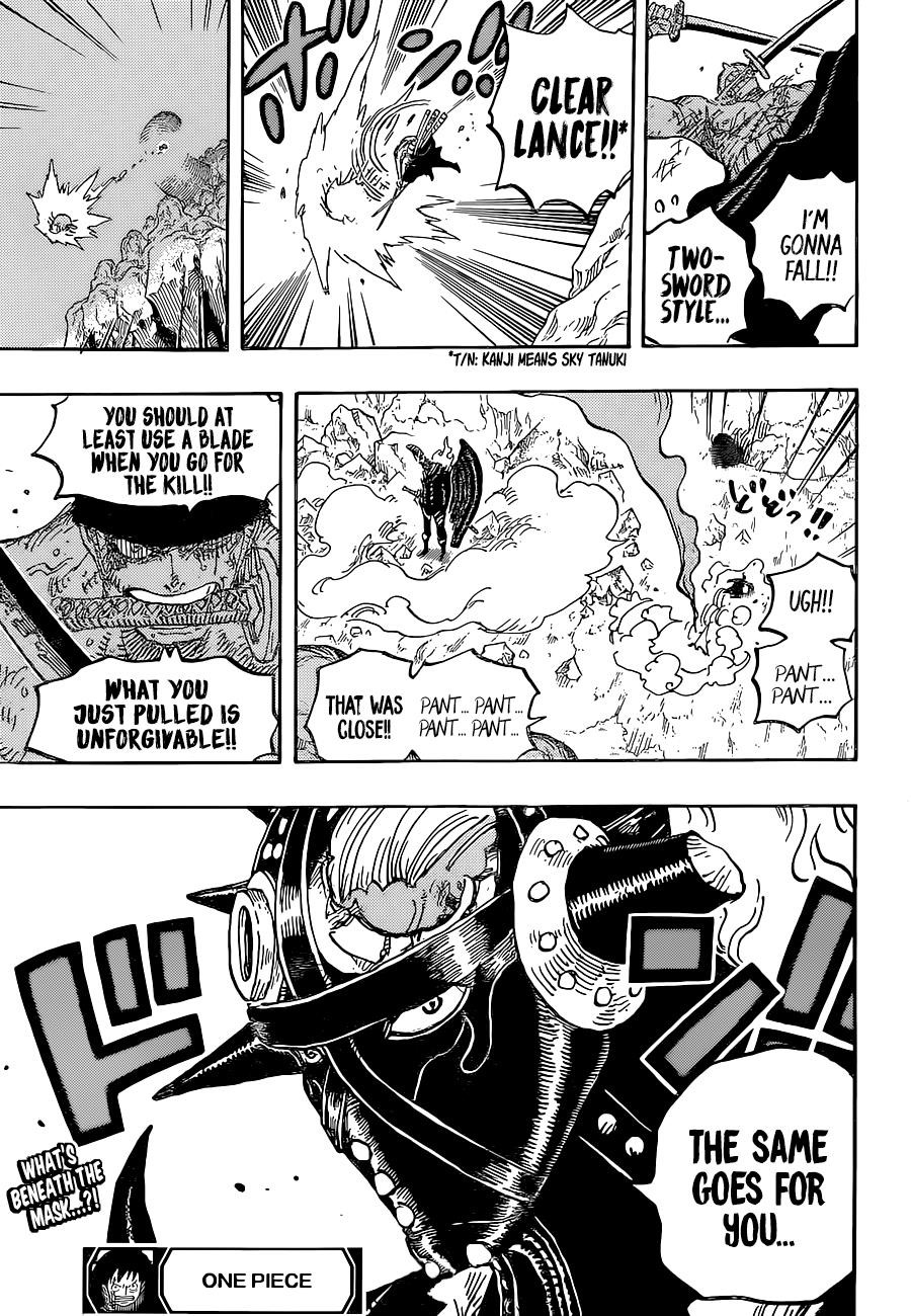 One Piece Manga Chapter 1027 page 17 - Danger Beyond Imagining