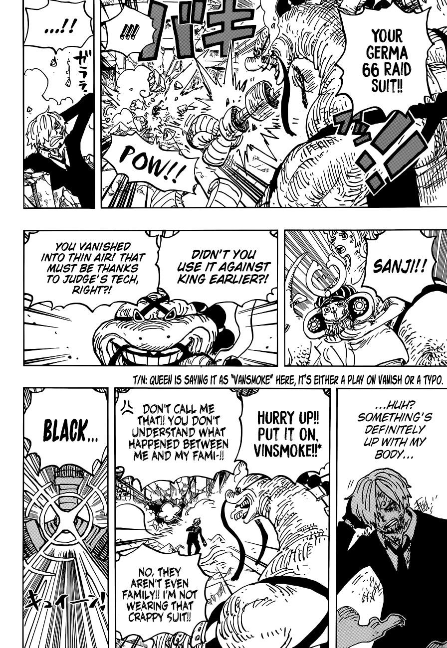 One Piece Manga Chapter 1028 page 10 - Brachiojaurus