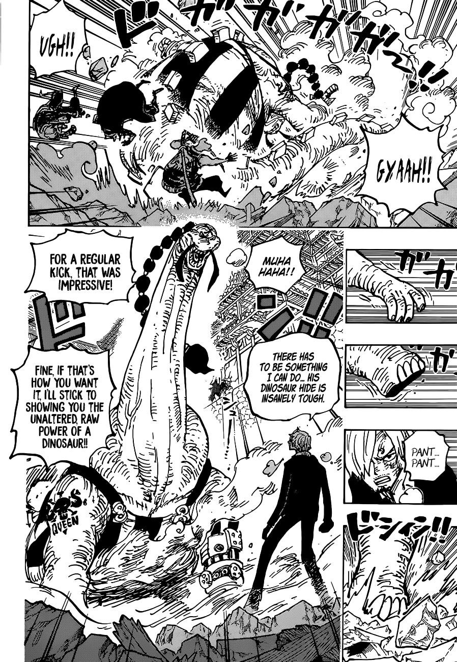 One Piece Manga Chapter 1028 page 12 - Brachiojaurus