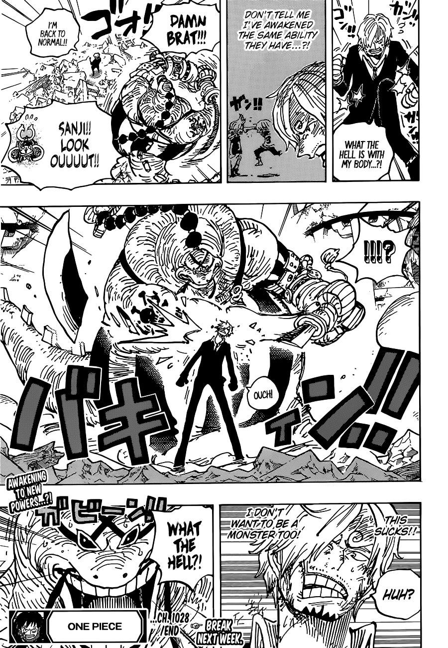 One Piece Manga Chapter 1028 page 17 - Brachiojaurus