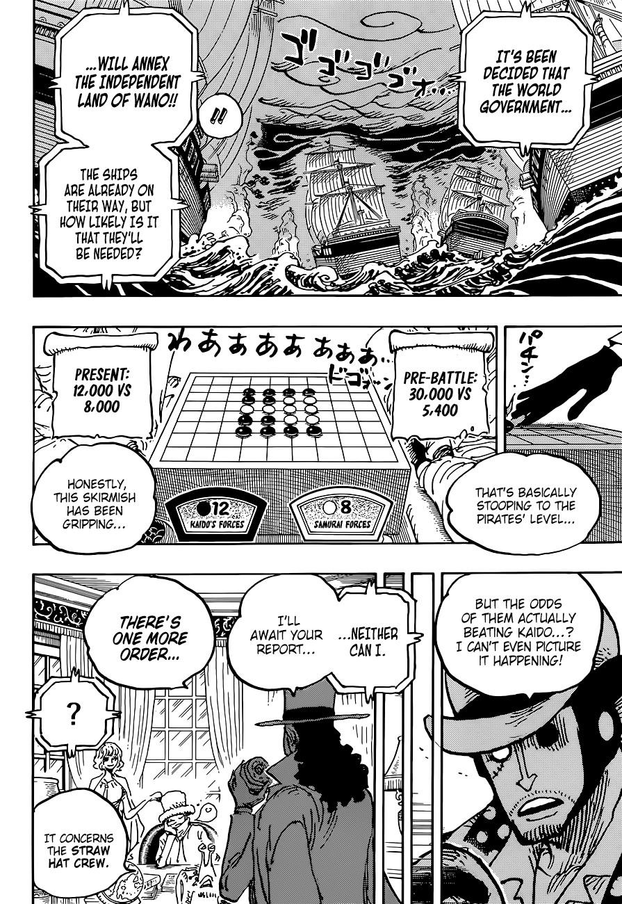 One Piece Manga Chapter 1028 page 4 - Brachiojaurus