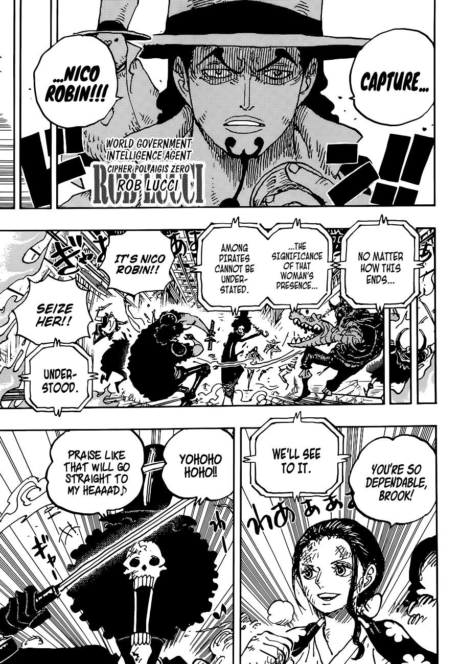 One Piece Manga Chapter 1028 page 5 - Brachiojaurus
