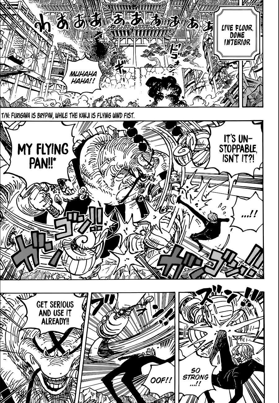 One Piece Manga Chapter 1028 page 9 - Brachiojaurus