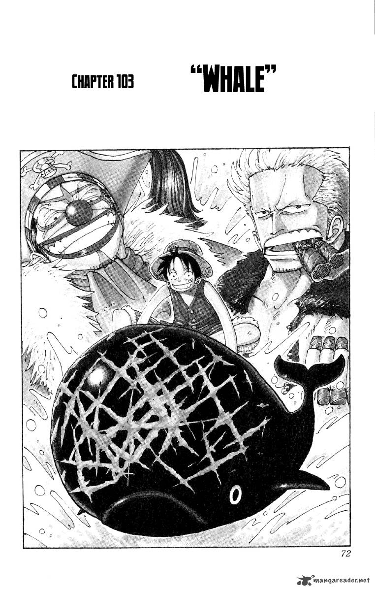 One Piece Manga Chapter 103 page 2 - The Whale