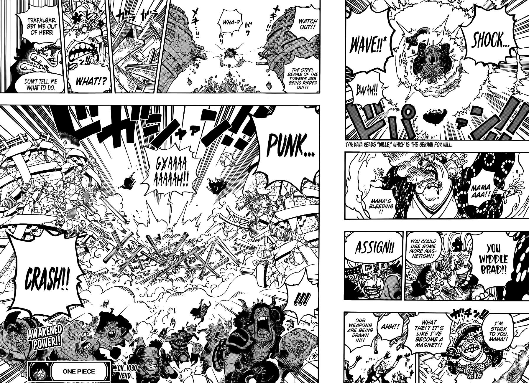 One Piece Manga Chapter 1030 page 15 - Echoing the Impermanence of All Things