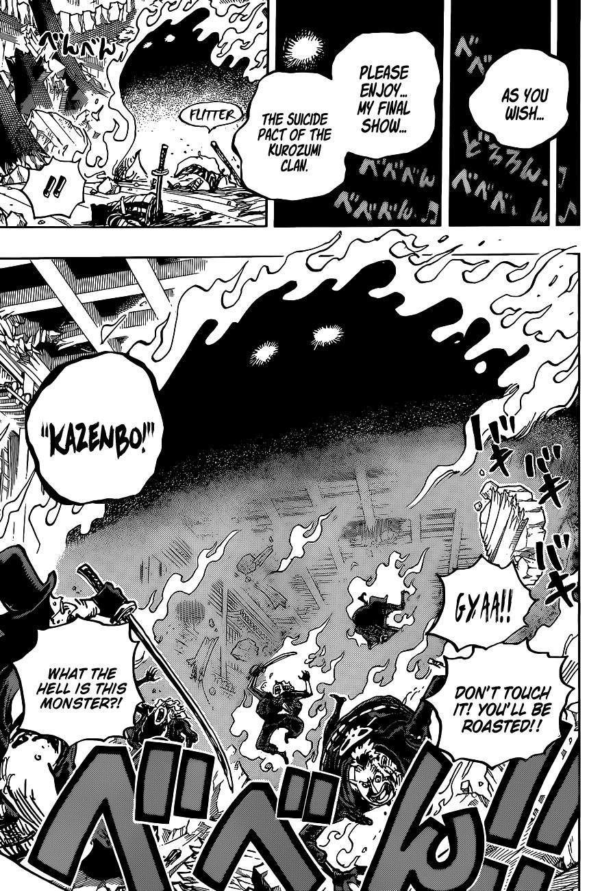 One Piece Manga Chapter 1030 page 8 - Echoing the Impermanence of All Things