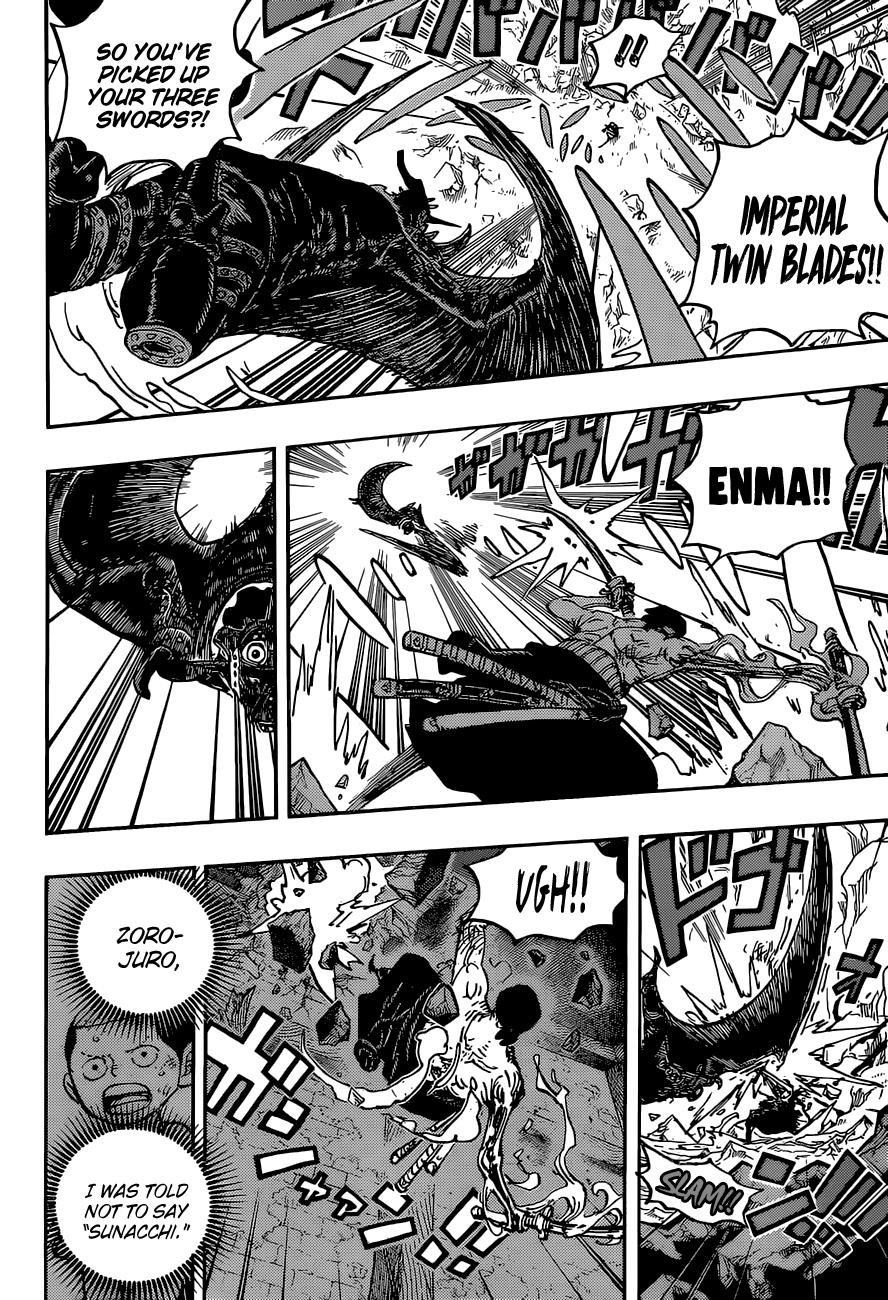 One Piece Manga Chapter 1033 page 10 - Shimotsuki Kouzaburou