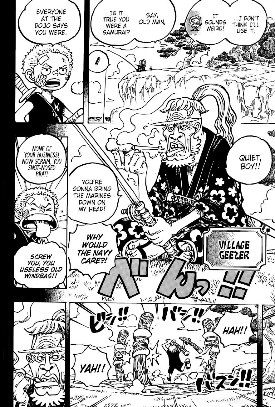 One Piece Manga Chapter 1033 page 12 - Shimotsuki Kouzaburou