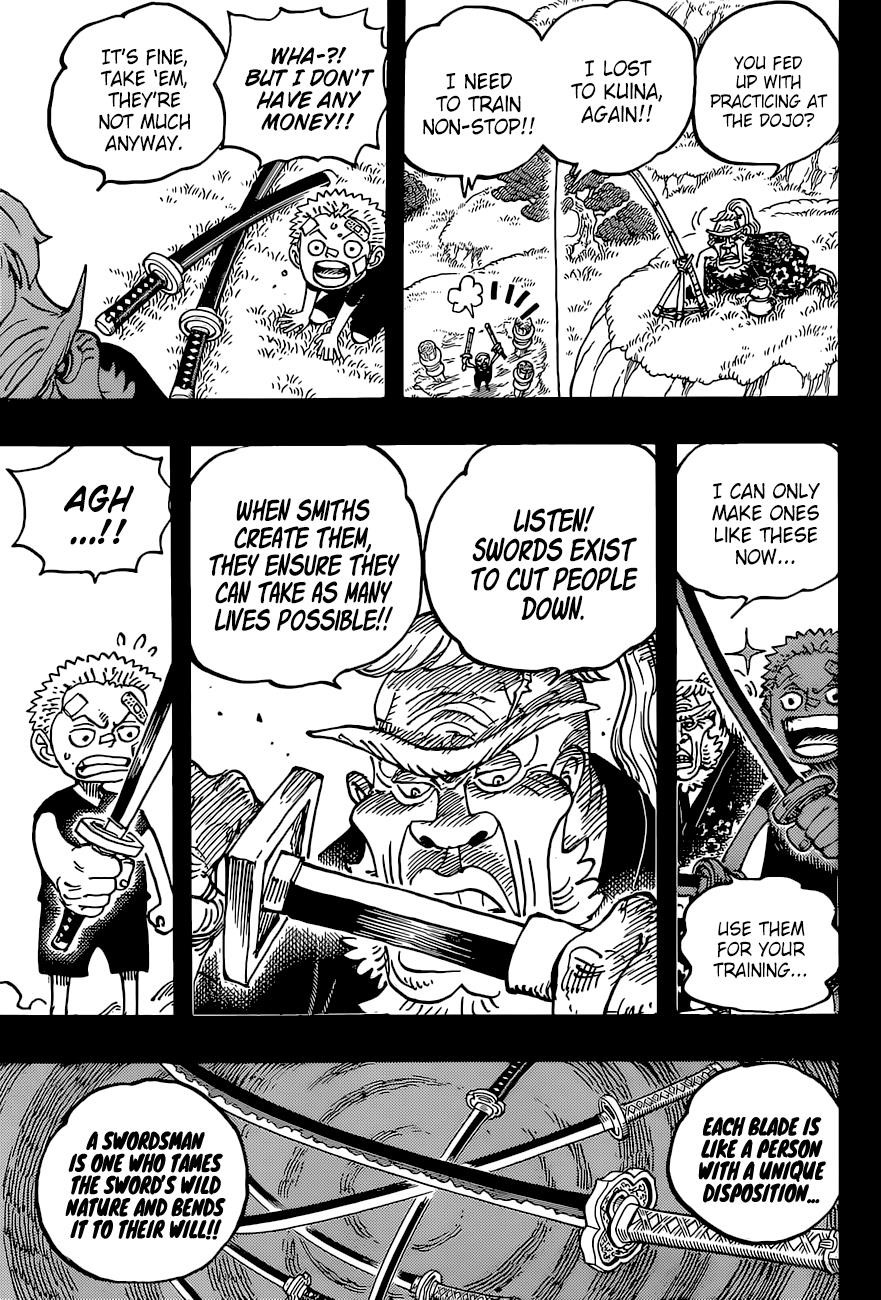 One Piece Manga Chapter 1033 page 13 - Shimotsuki Kouzaburou