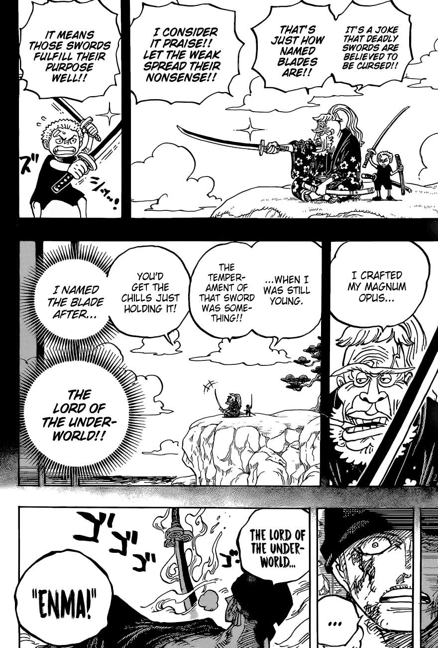 One Piece Manga Chapter 1033 page 14 - Shimotsuki Kouzaburou