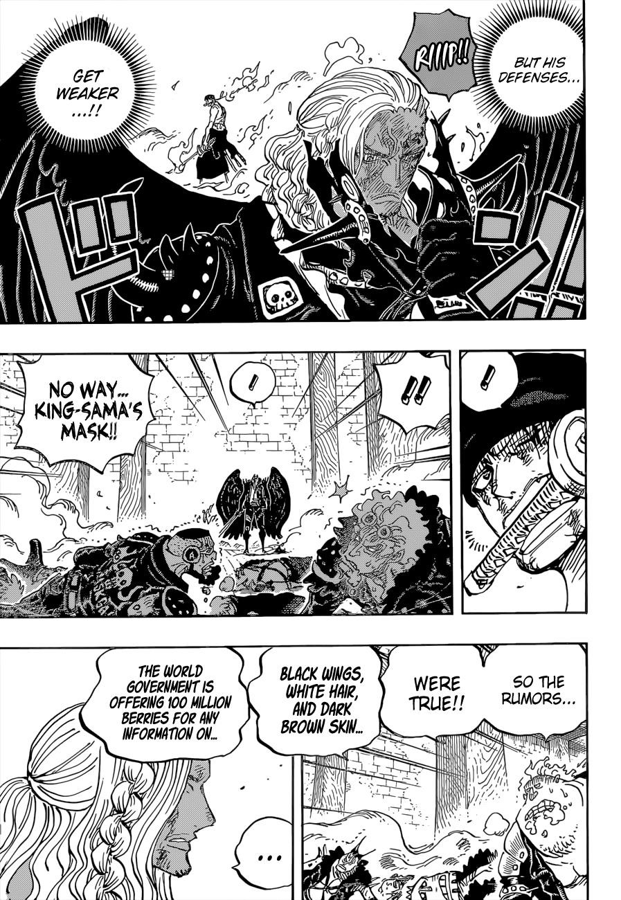 One Piece Manga Chapter 1035 page 5 - Zoro vs. King