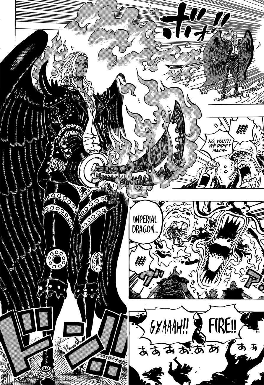 One Piece Manga Chapter 1035 page 6 - Zoro vs. King