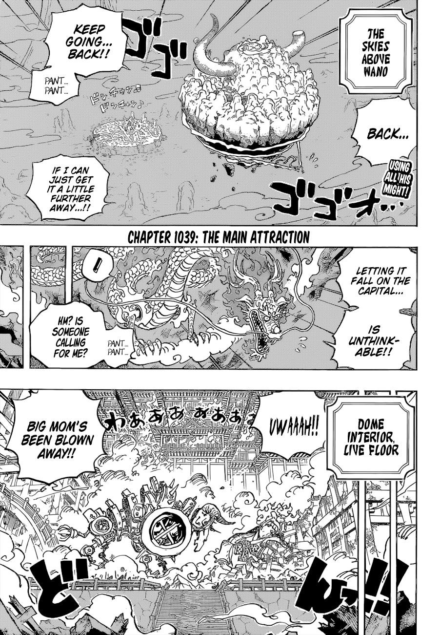One Piece Manga Chapter 1039 page 3 - Top Billing