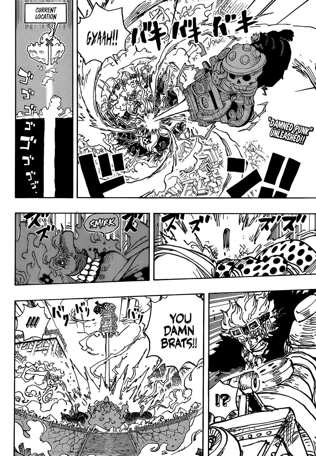 One Piece Manga Chapter 1040 page 2 - Wasted Words on Young Ears