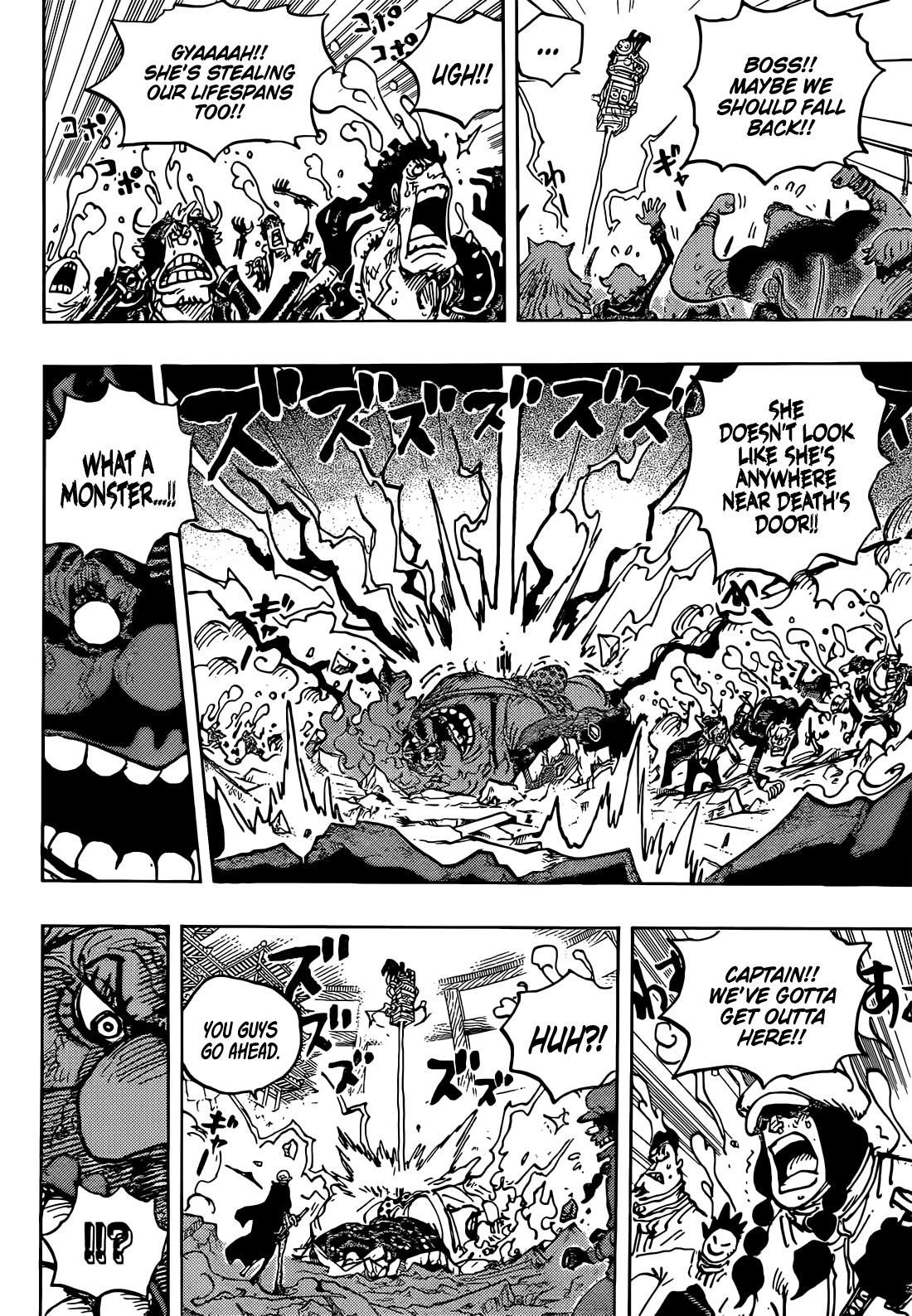 One Piece Manga Chapter 1040 page 4 - Wasted Words on Young Ears
