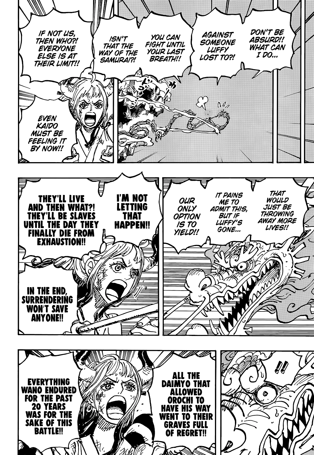 One Piece Manga Chapter 1043 page 12 - Let's Face Death Together!!!