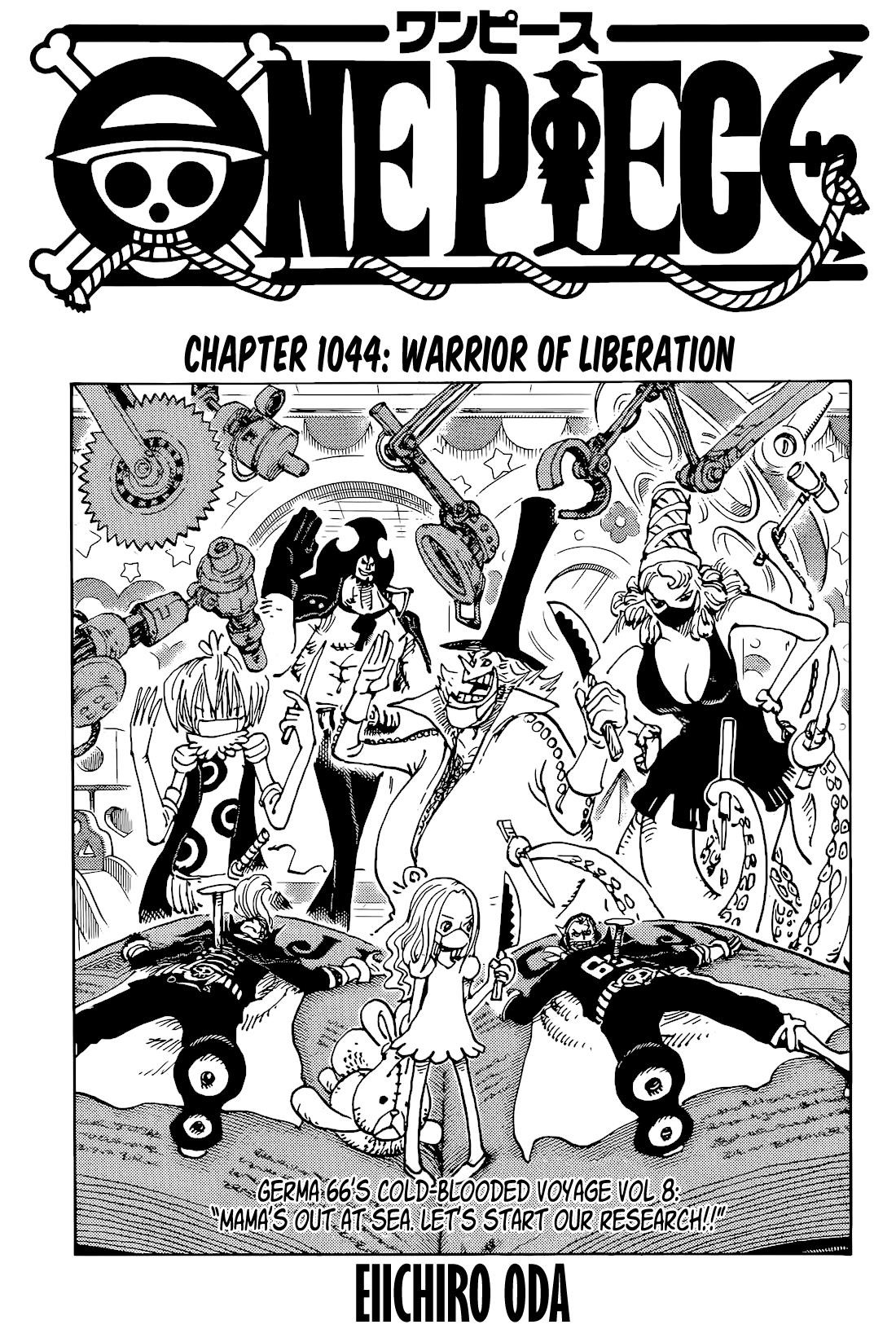 One Piece Manga Chapter 1044 page 1 - Warrior of Liberation