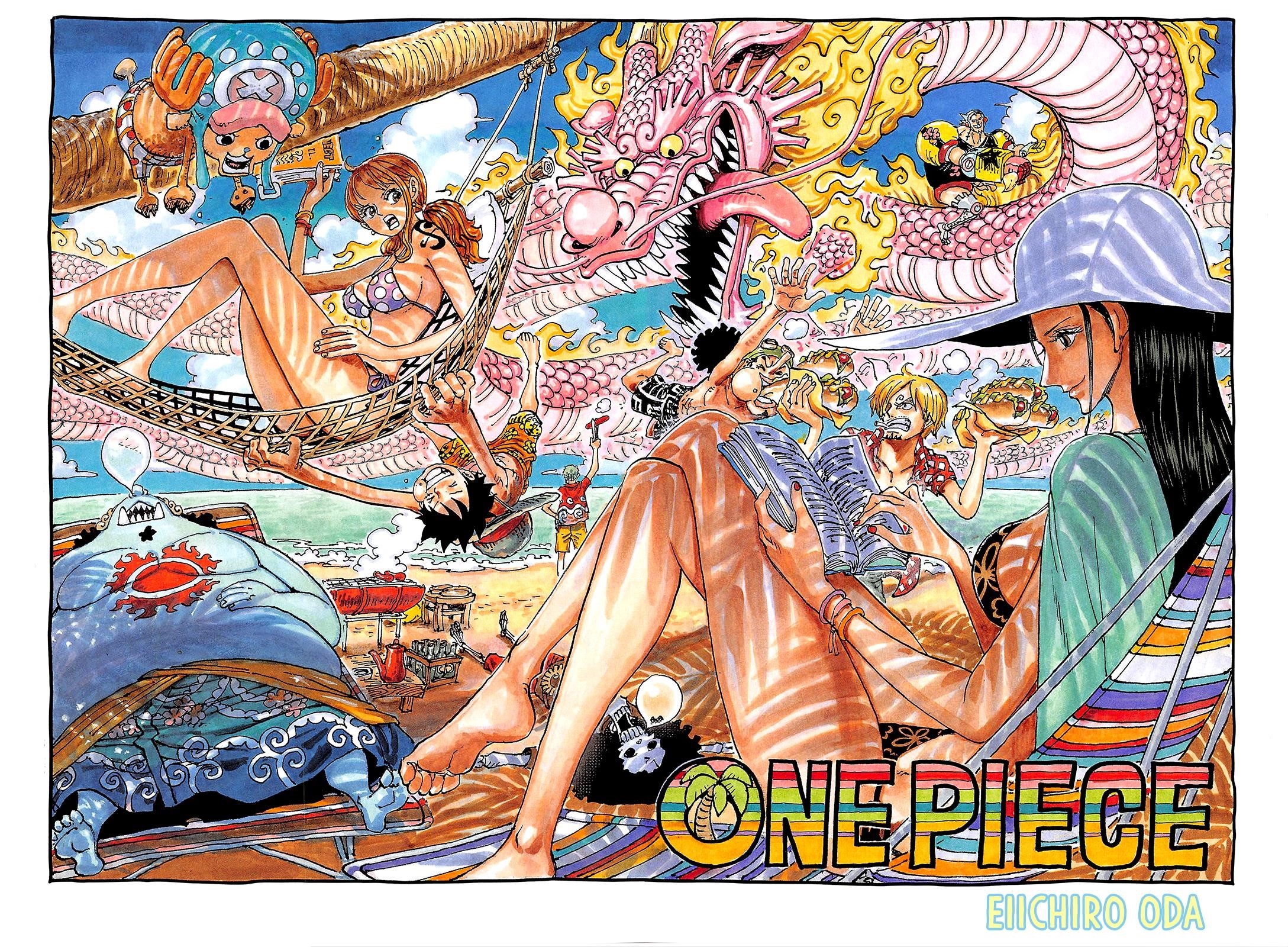 One Piece Manga Chapter 1047 page 1 - The Sky Over the Capital
