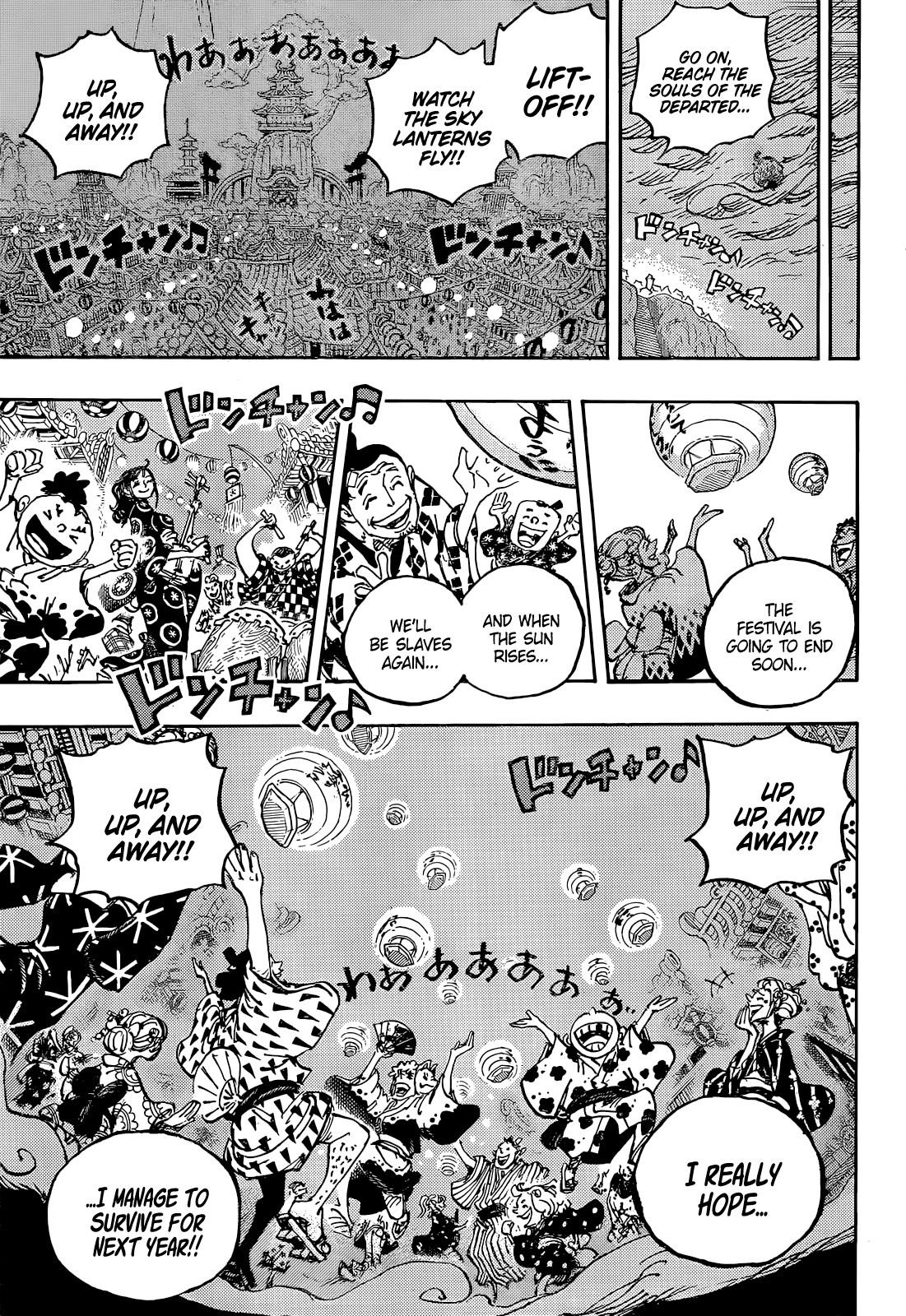 One Piece Manga Chapter 1047 page 11 - The Sky Over the Capital