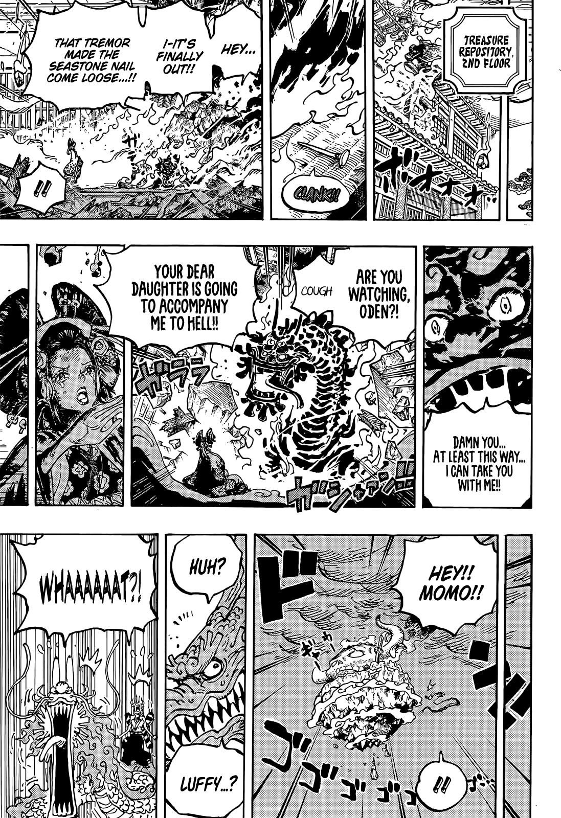 One Piece Manga Chapter 1047 page 15 - The Sky Over the Capital