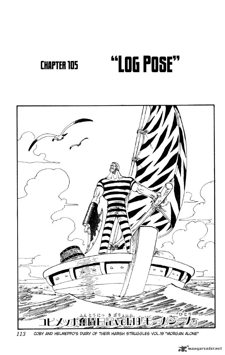 One Piece Manga Chapter 105 page 1 - Log Pose