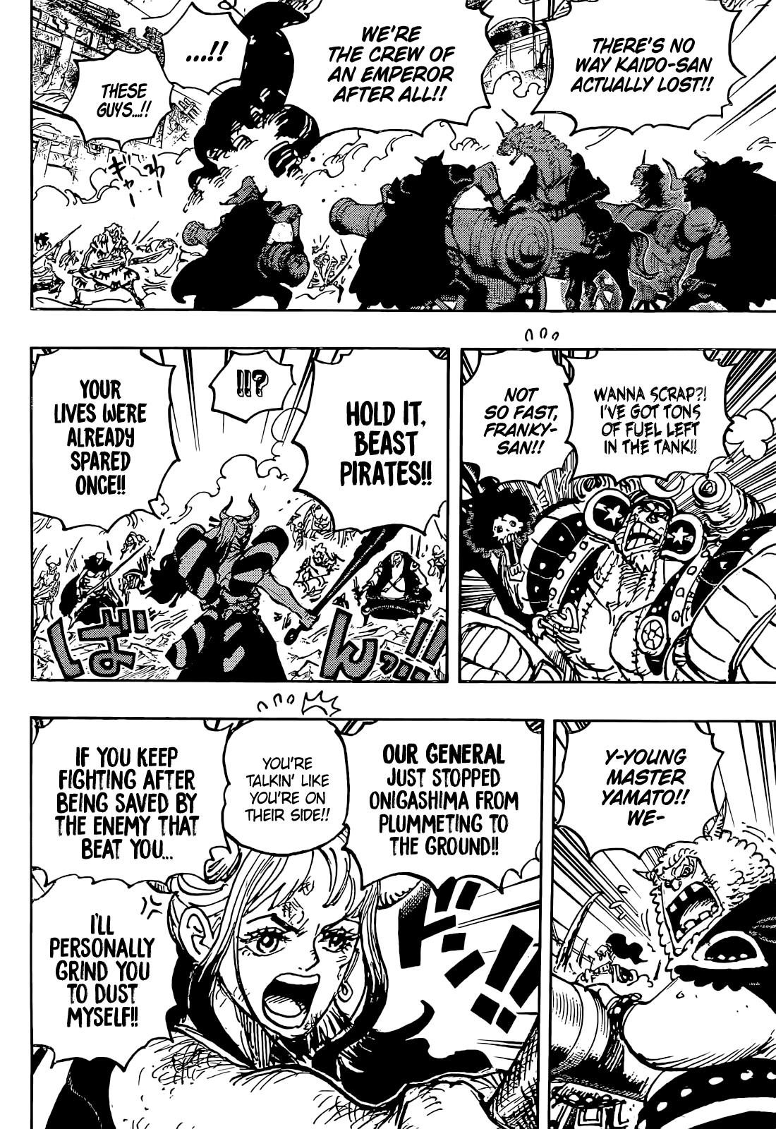 One Piece Manga Chapter 1050 page 10 - Honor