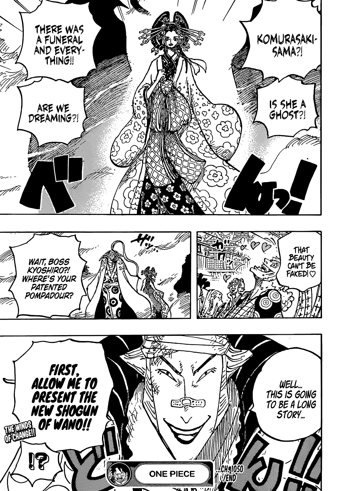 One Piece Manga Chapter 1050 page 14 - Honor
