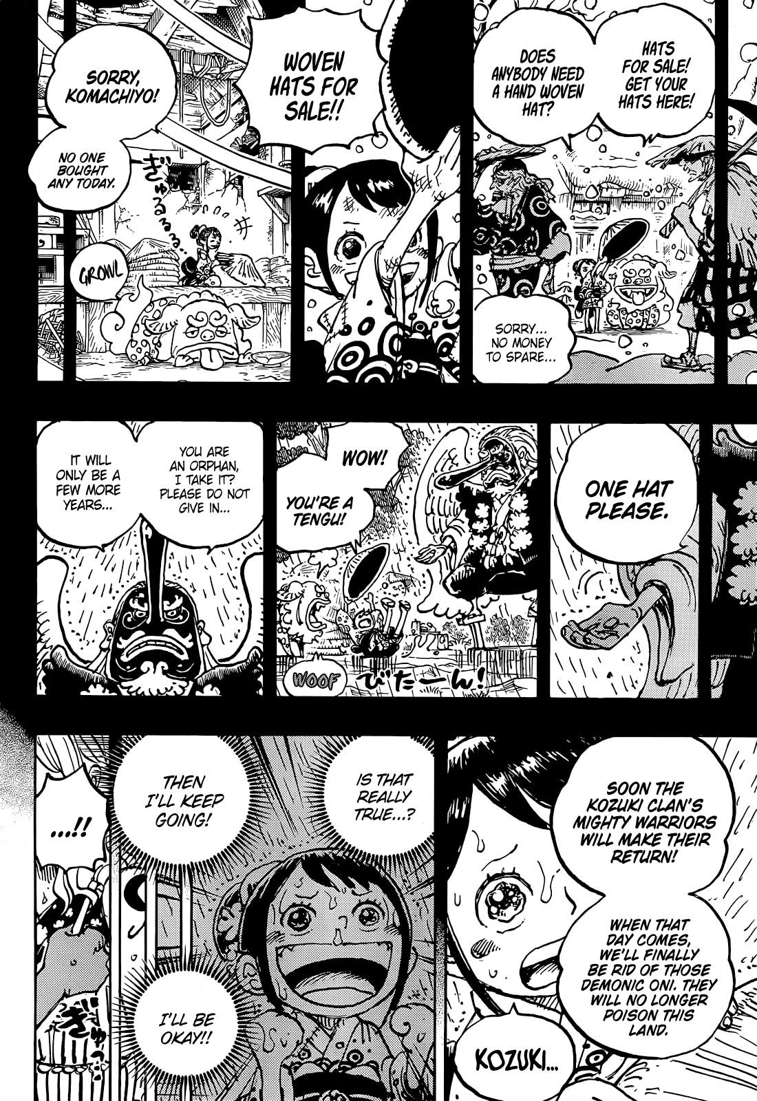 One Piece Manga Chapter 1051 page 10 - Shogun of Wano Country, Kouzuki Momonosuke