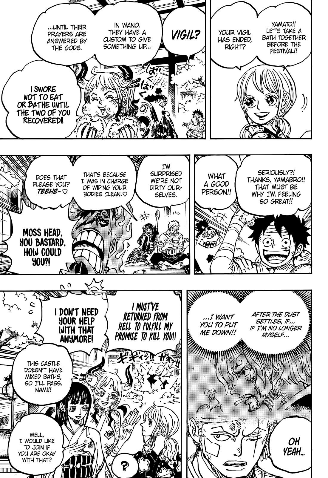 One Piece Manga Chapter 1052 page 12 - A New Morning