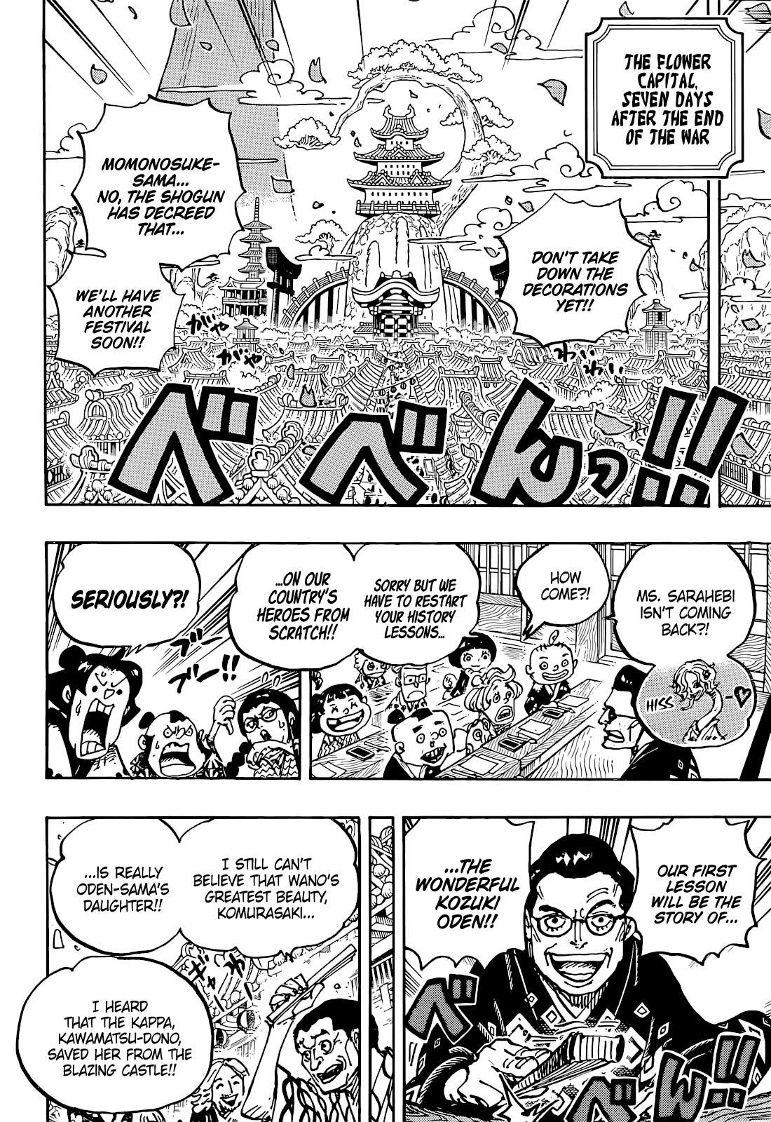 One Piece Manga Chapter 1052 page 6 - A New Morning