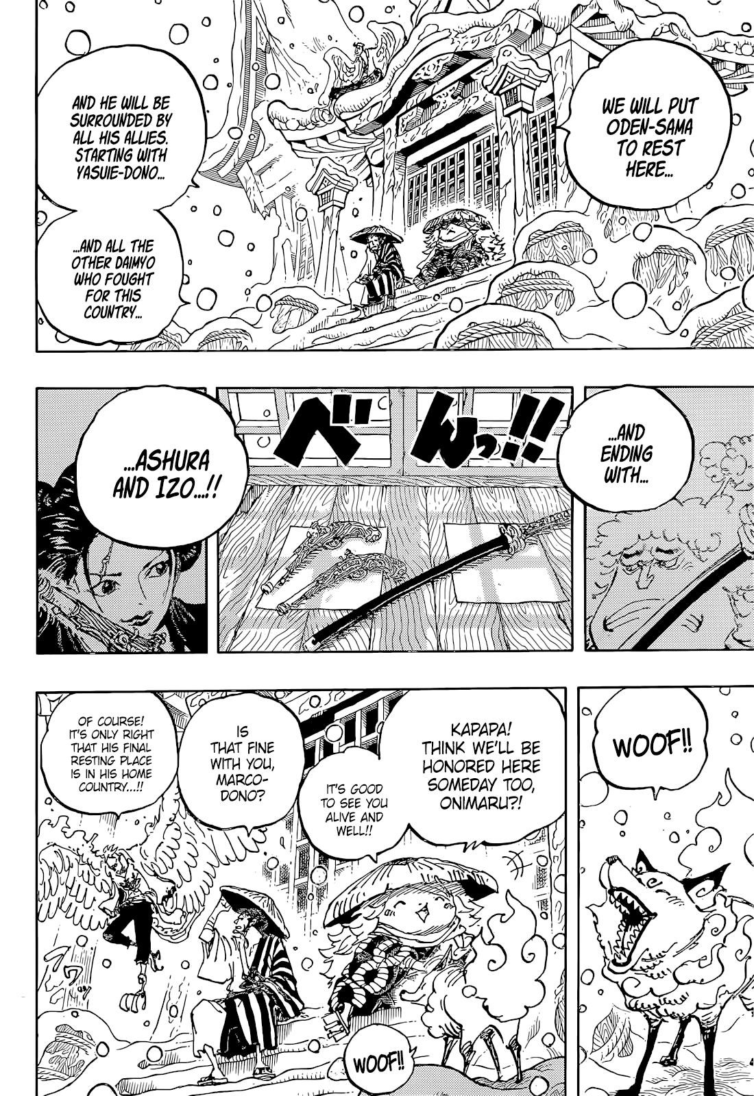 One Piece Manga Chapter 1052 page 8 - A New Morning