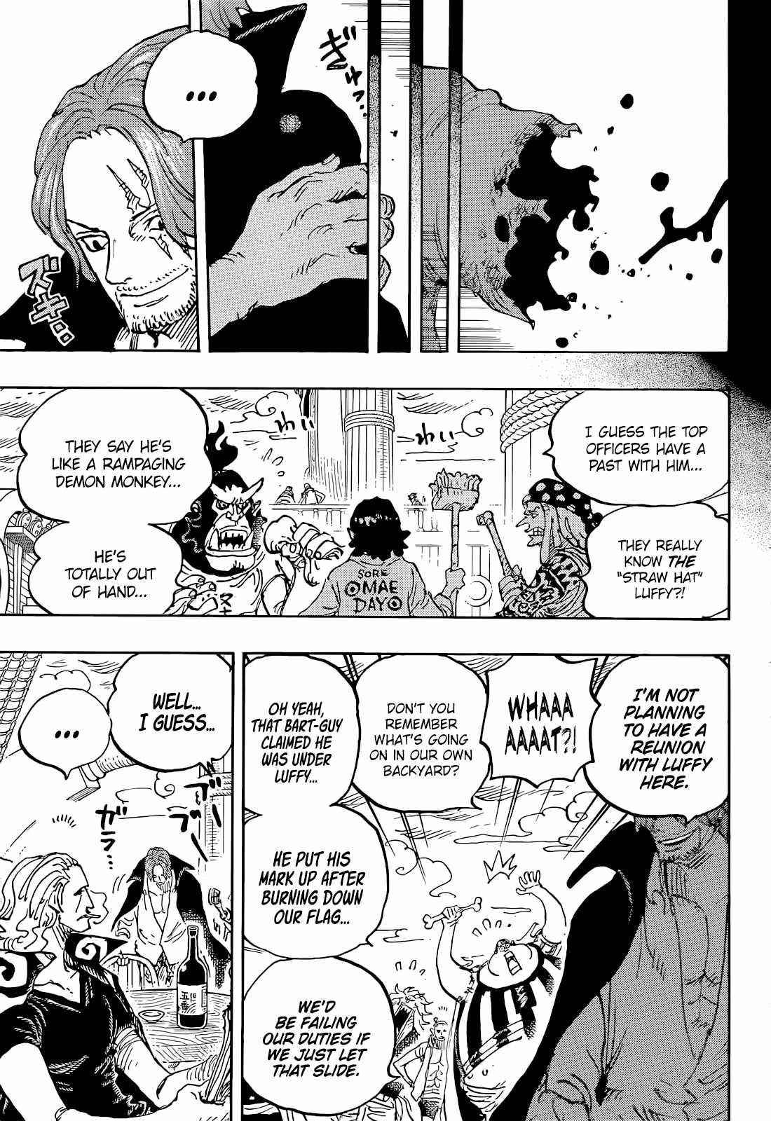One Piece Manga Chapter 1054 page 11 - Flame Emperor