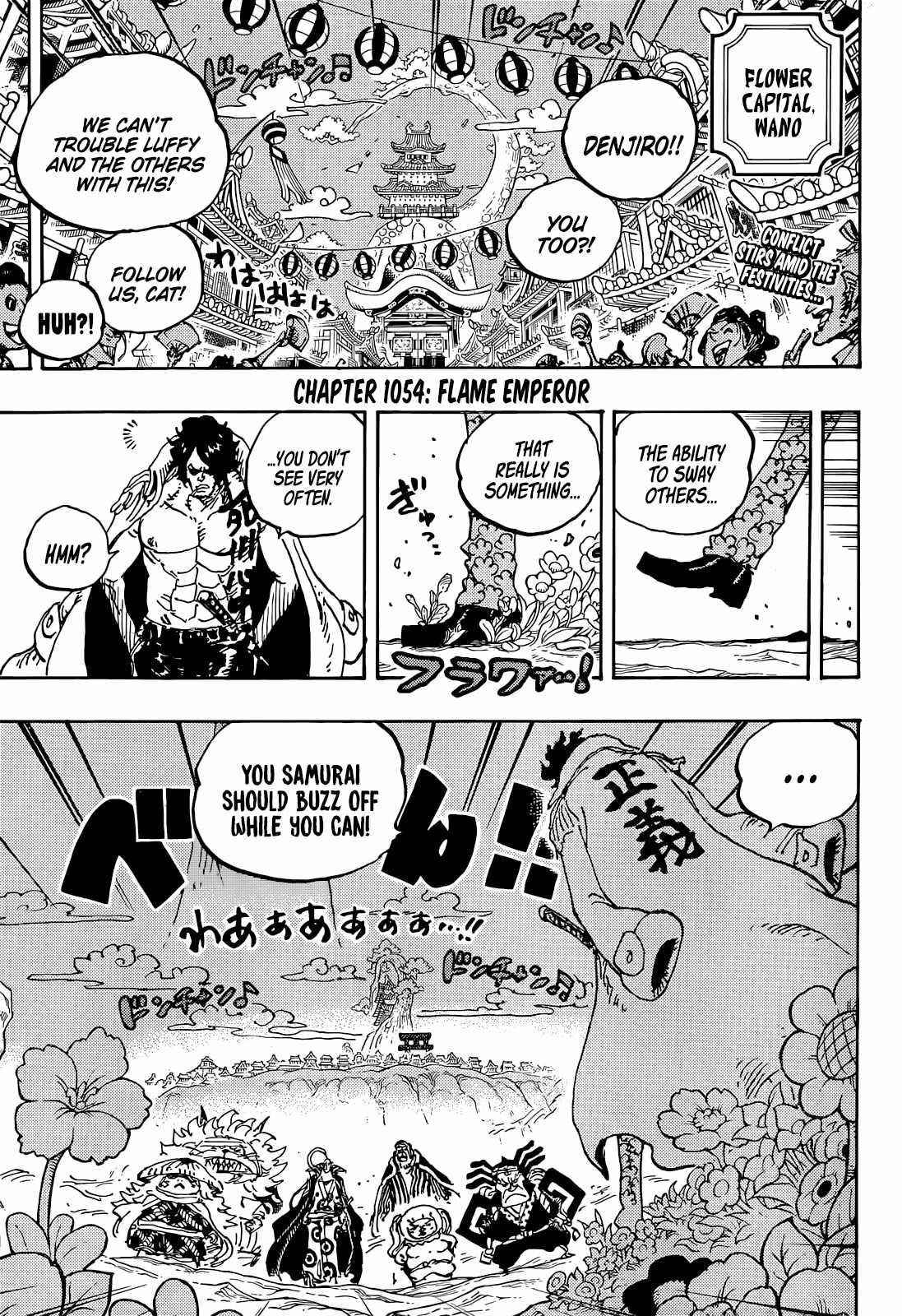 One Piece Manga Chapter 1054 page 3 - Flame Emperor