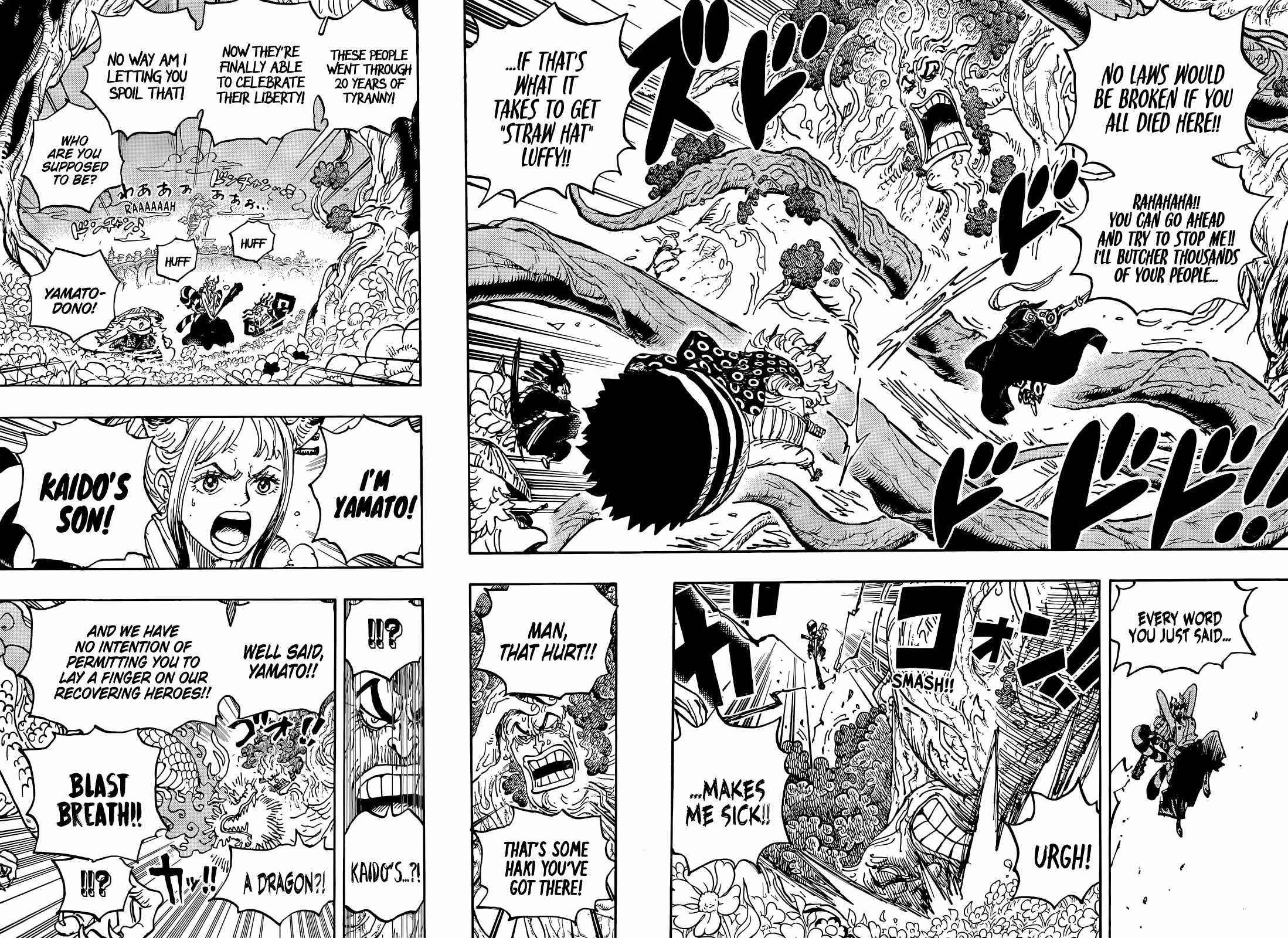 One Piece Manga Chapter 1054 page 5 - Flame Emperor
