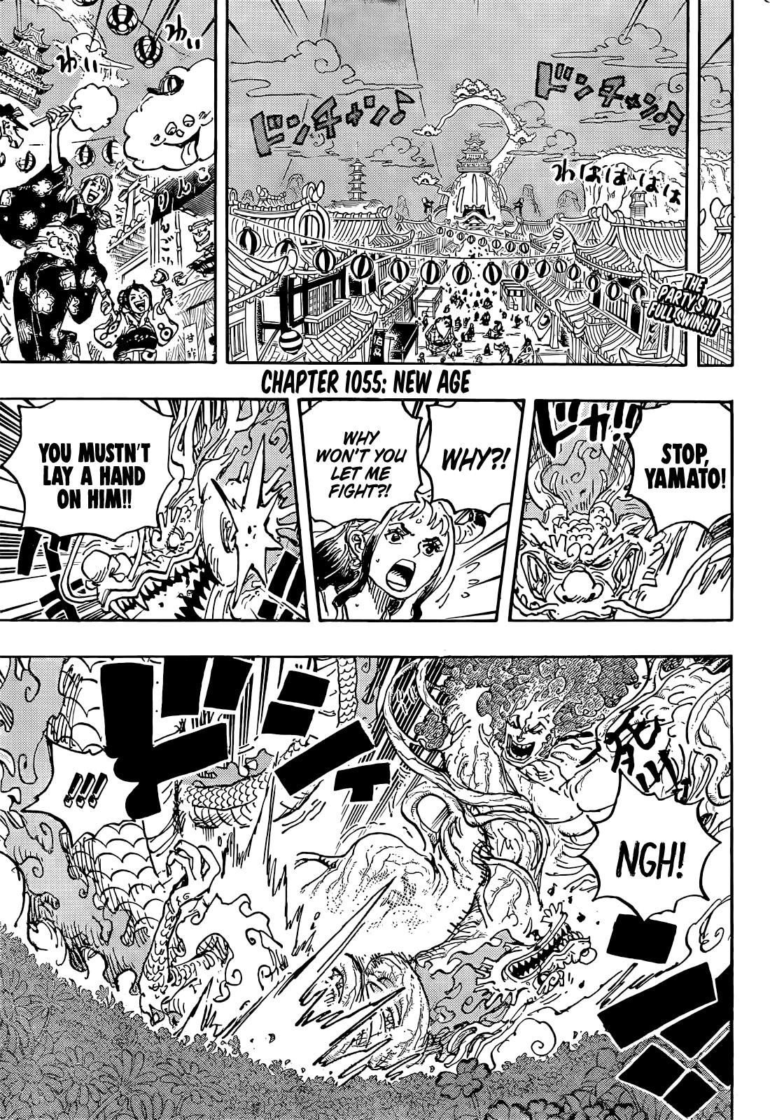 One Piece Manga Chapter 1055 page 4 - The New Era