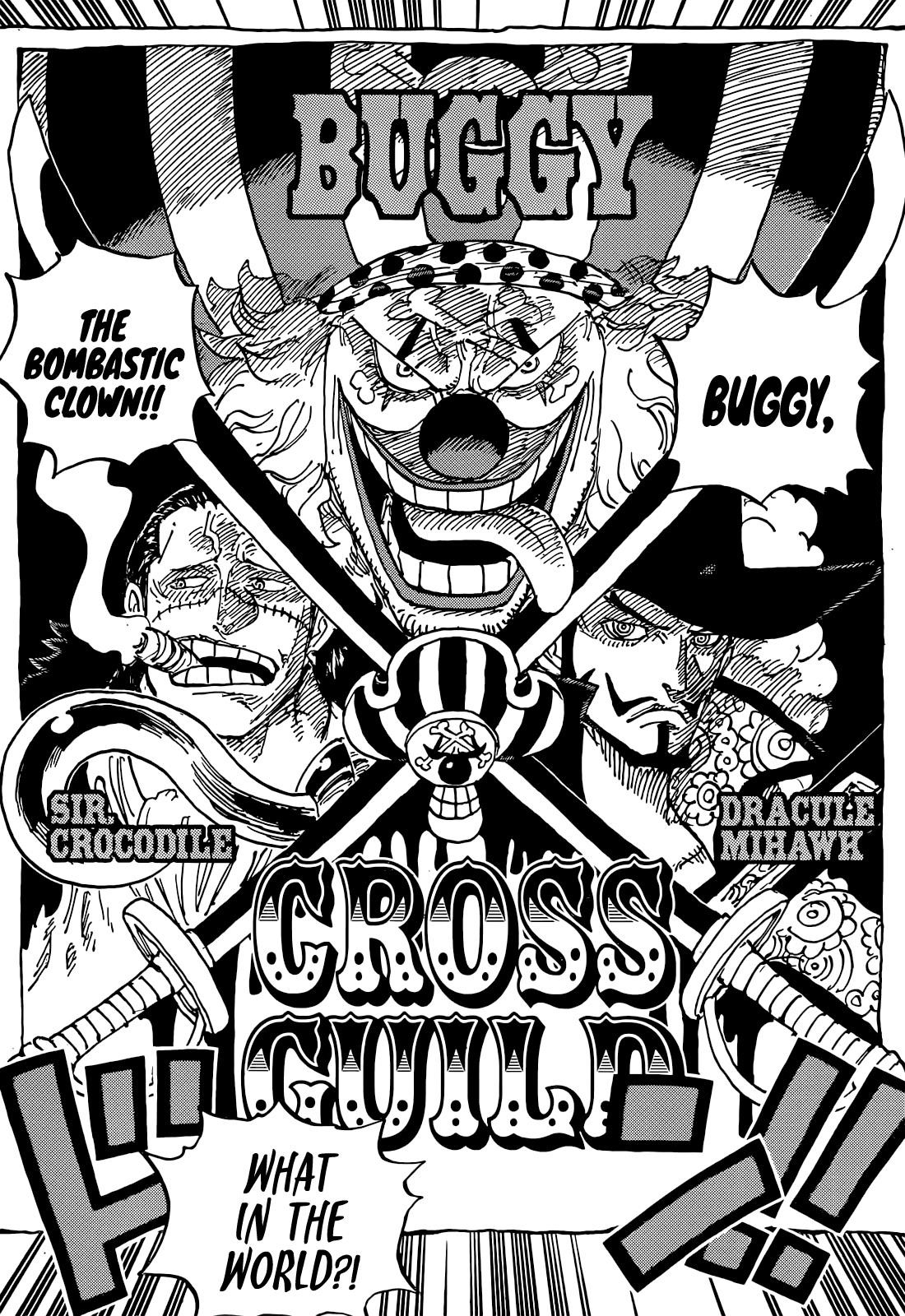 One Piece Manga Chapter 1056 page 15 - Cross Guild