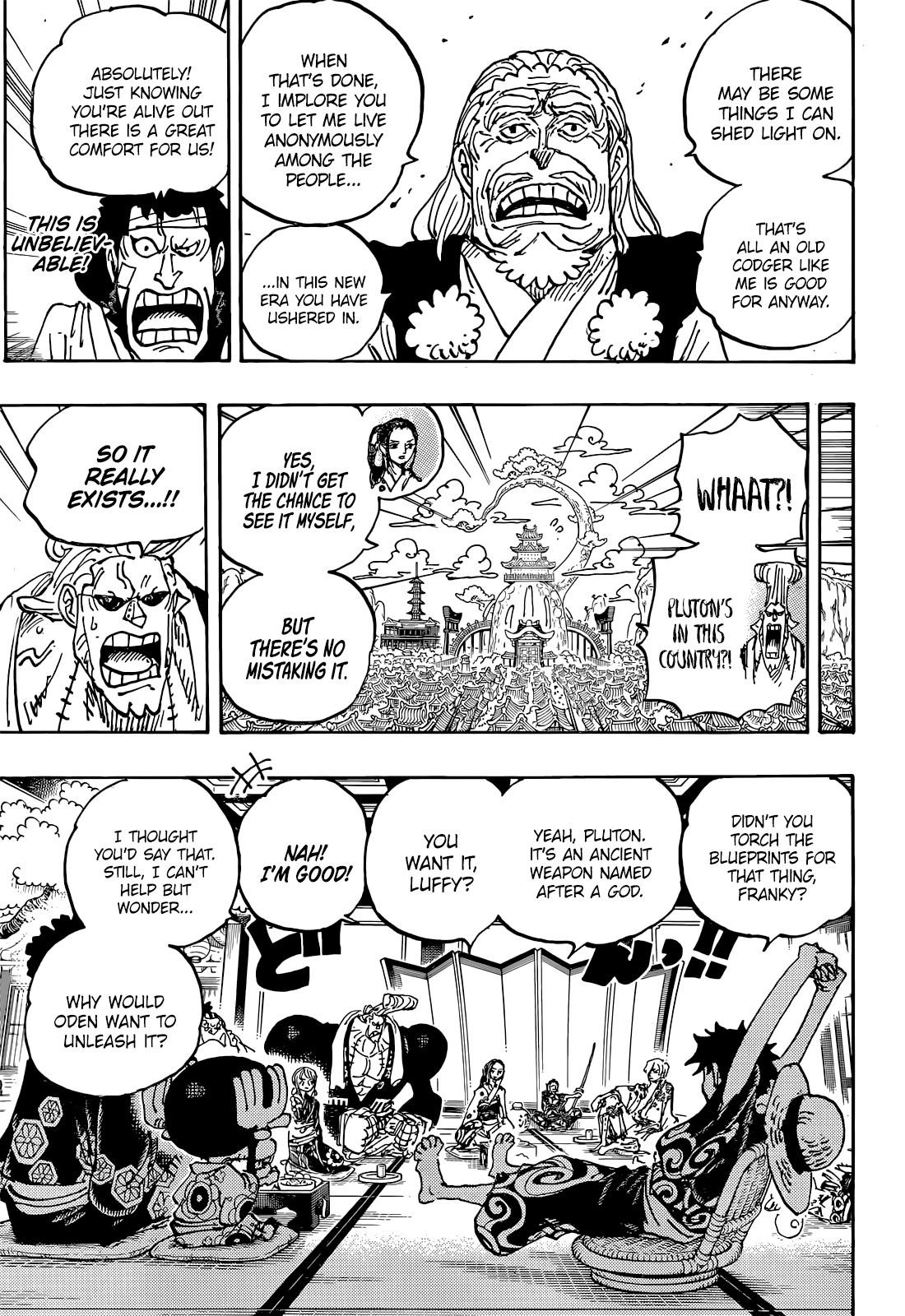 One Piece Manga Chapter 1056 page 9 - Cross Guild