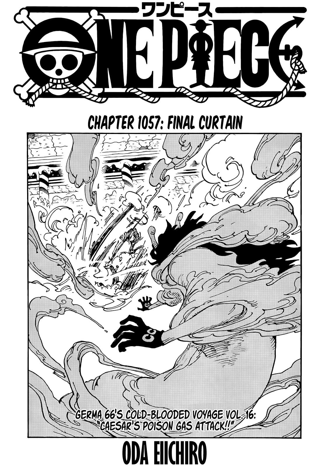 One Piece Manga Chapter 1057 page 2 - The End