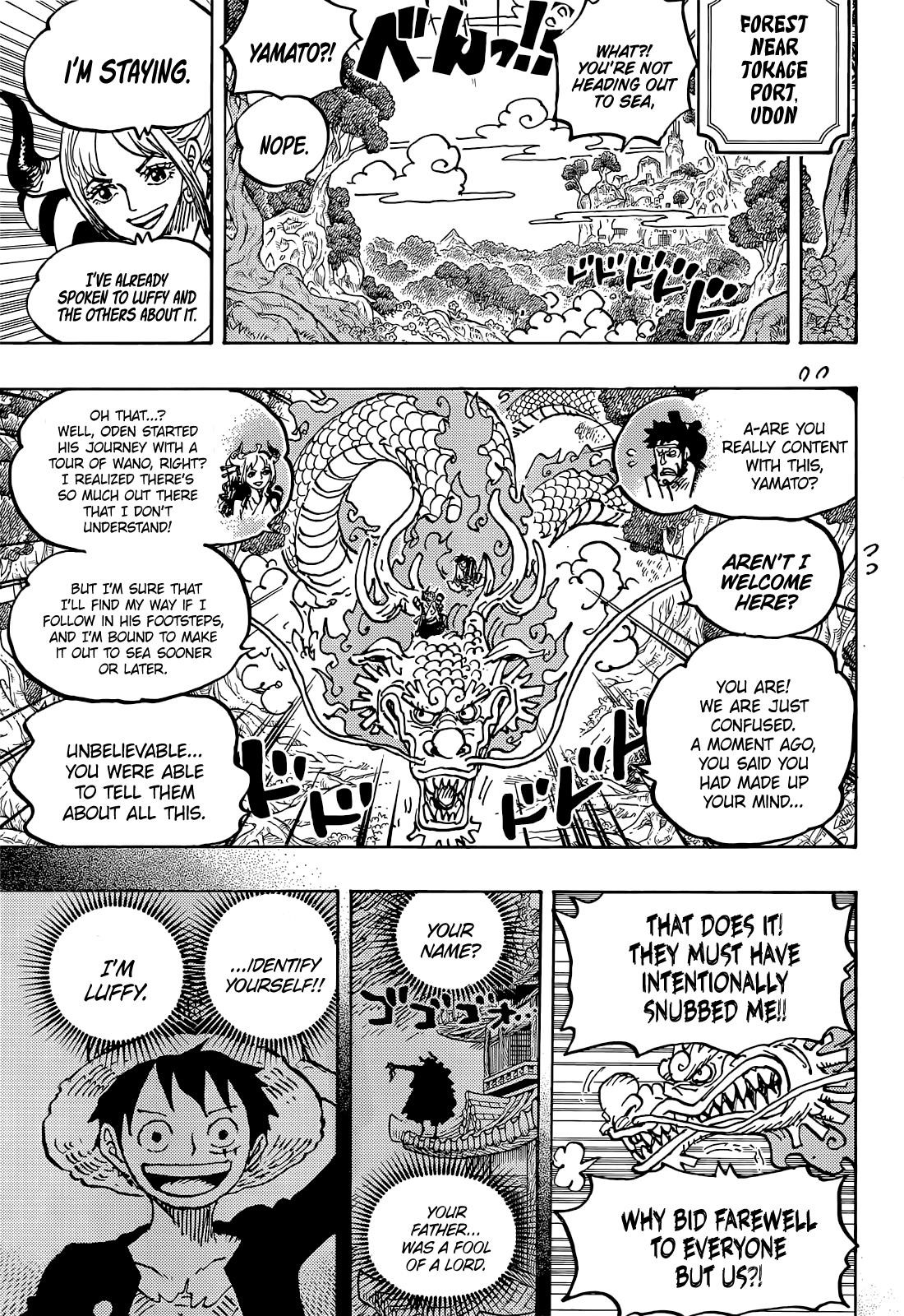 One Piece Manga Chapter 1057 page 4 - The End