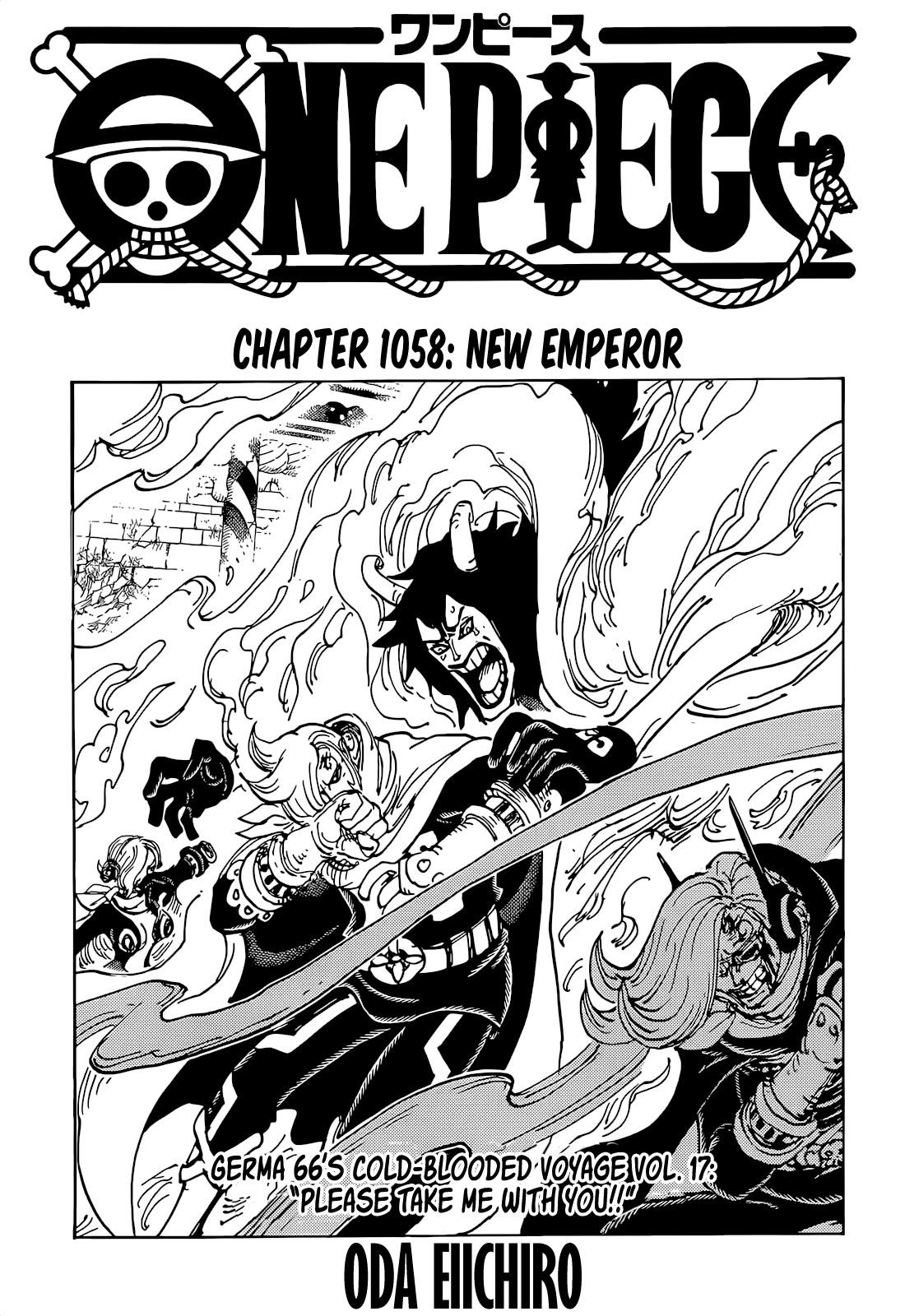 One Piece Manga Chapter 1058 page 1 - New Emperor