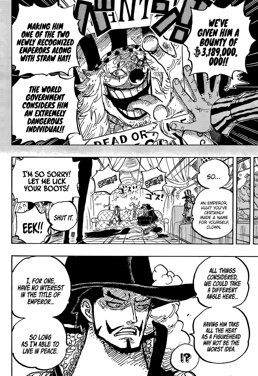 One Piece Manga Chapter 1058 page 13 - New Emperor