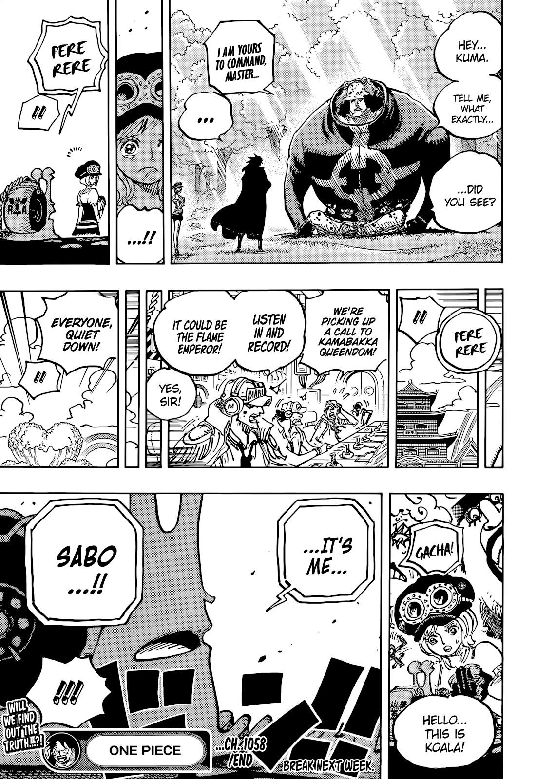 One Piece Manga Chapter 1058 page 16 - New Emperor