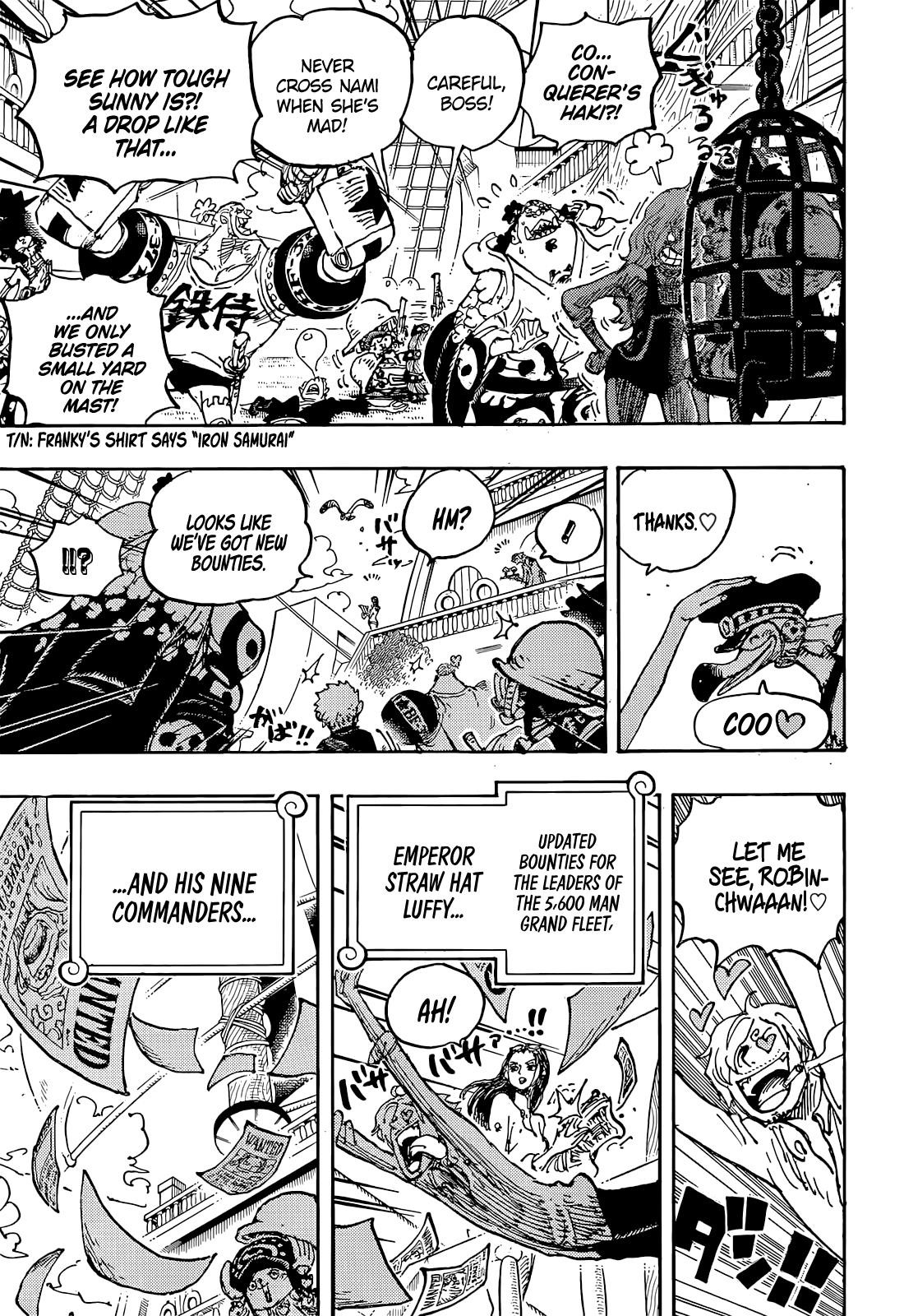 One Piece Manga Chapter 1058 page 3 - New Emperor
