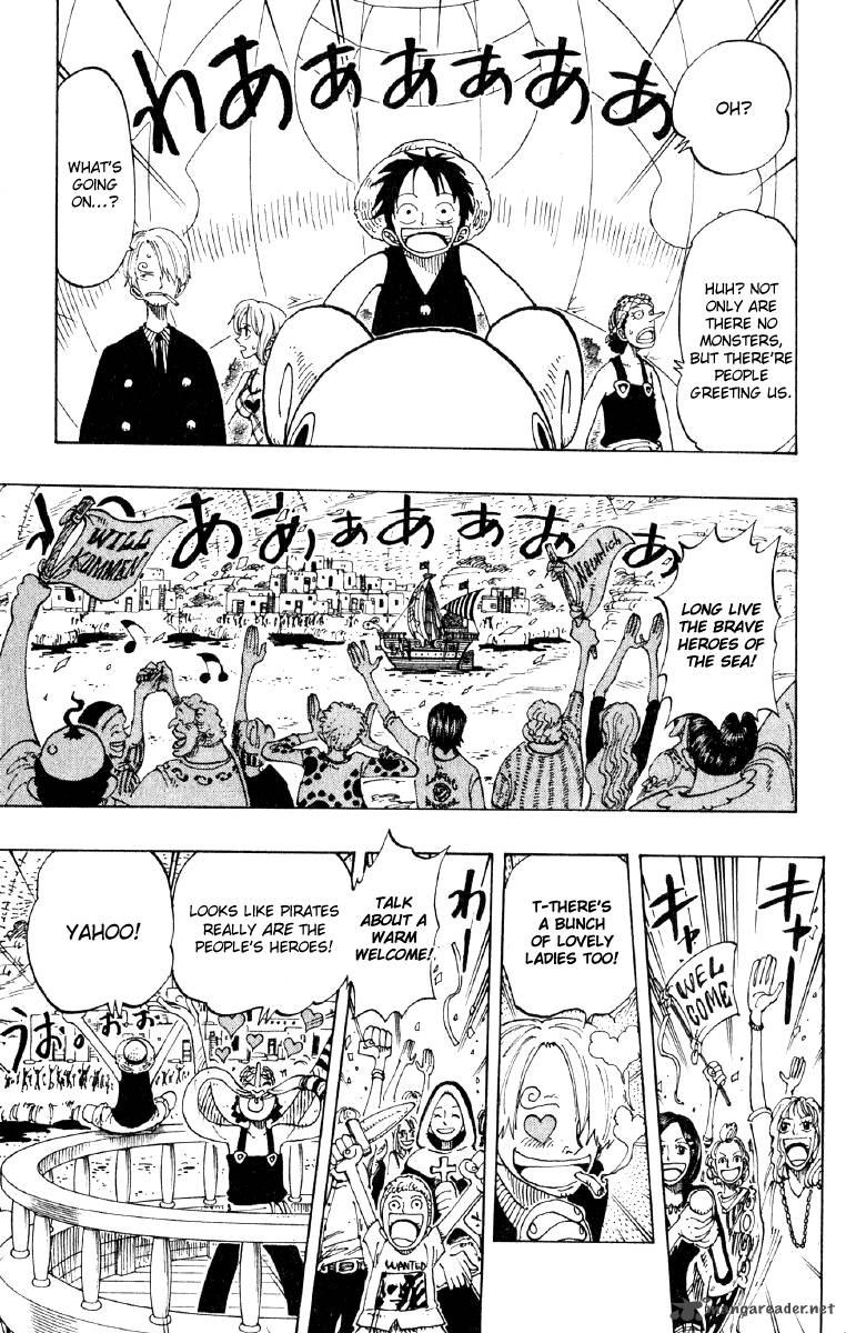 One Piece Manga Chapter 106 page 17 - The Town of Welcome