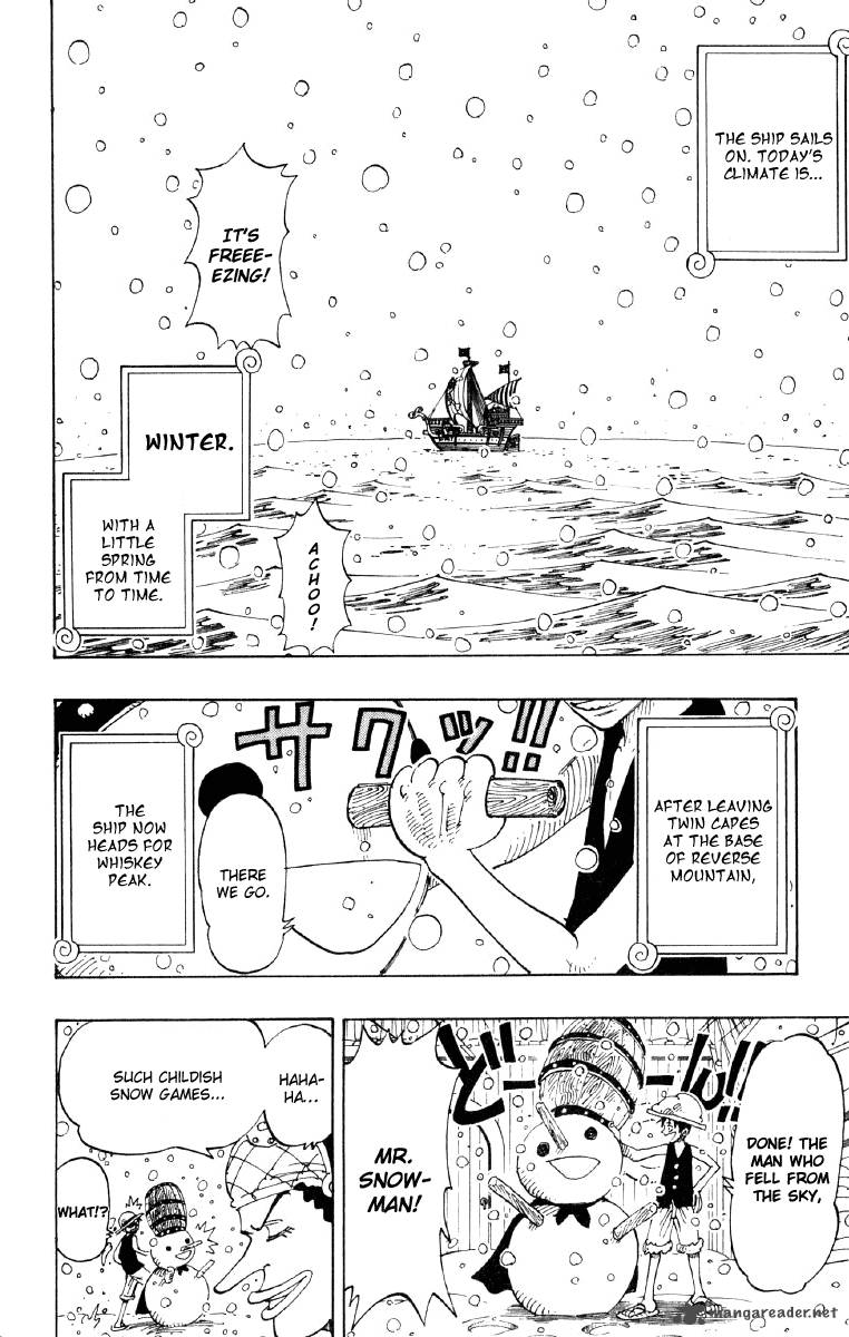 One Piece Manga Chapter 106 page 2 - The Town of Welcome