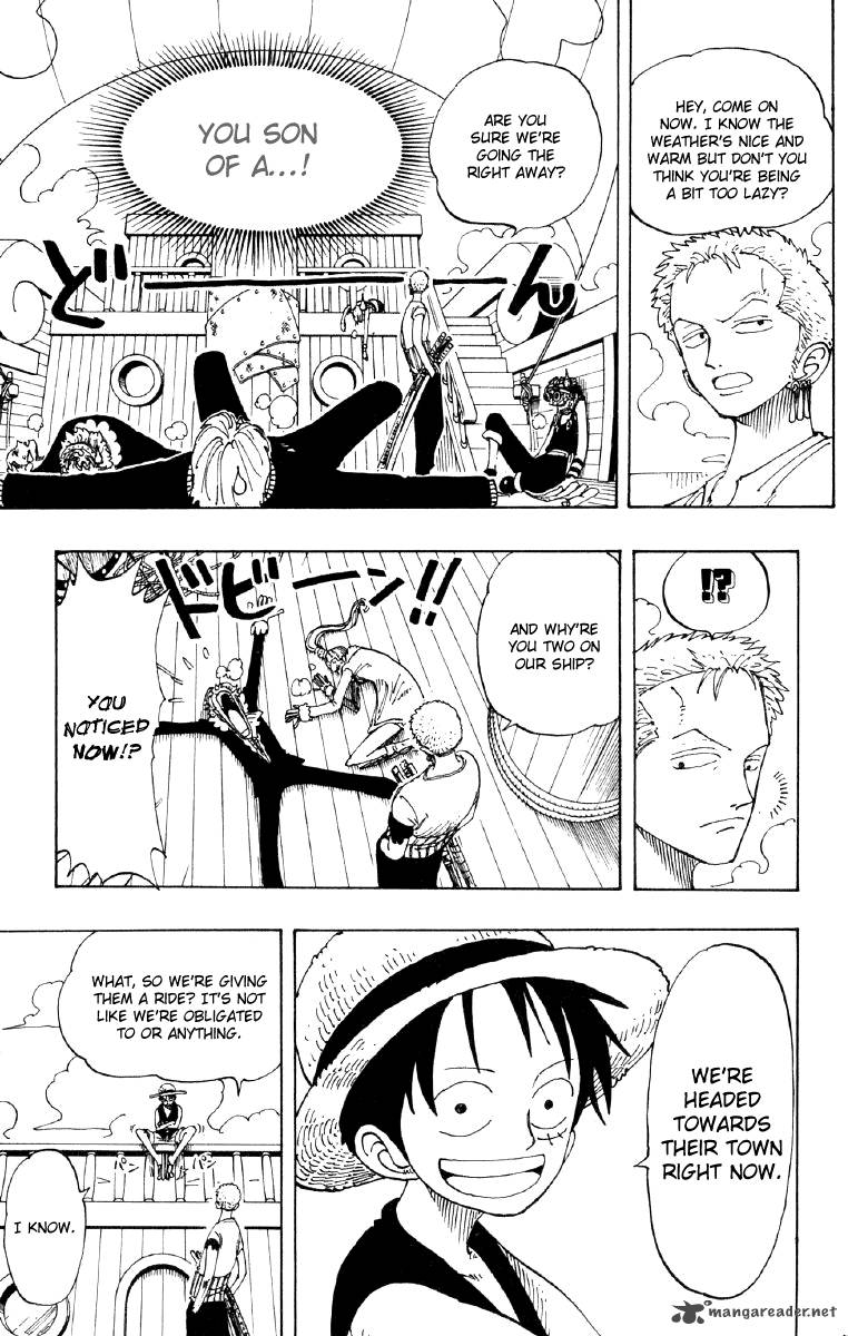 One Piece Manga Chapter 106 page 9 - The Town of Welcome