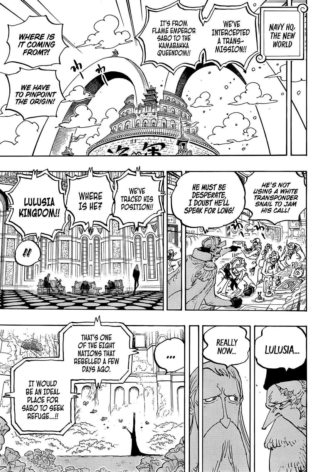 One Piece Manga Chapter 1060 page 10 - Luffy's Dream