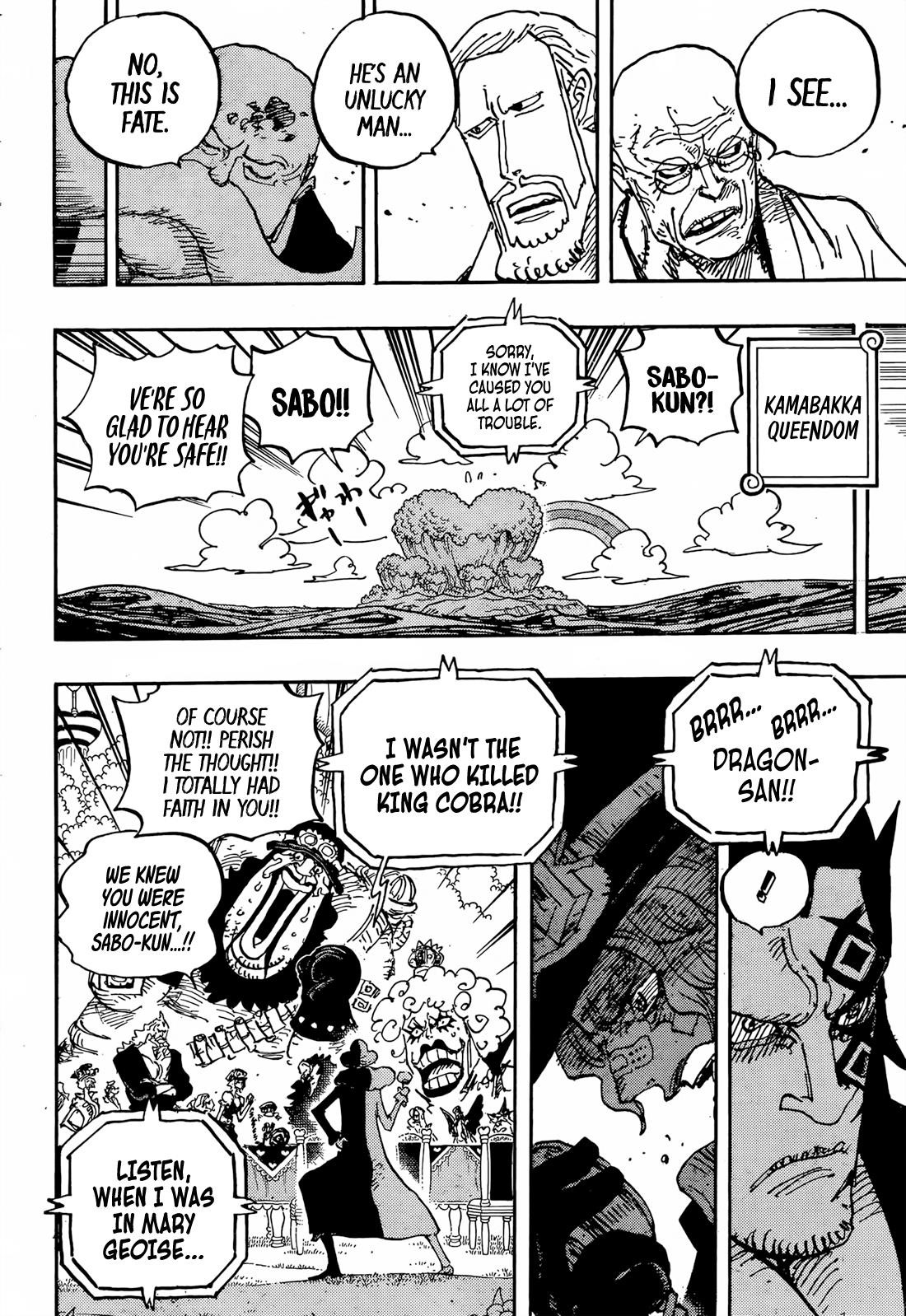 One Piece Manga Chapter 1060 page 11 - Luffy's Dream