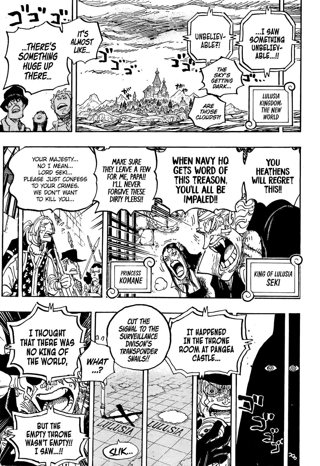 One Piece Manga Chapter 1060 page 12 - Luffy's Dream