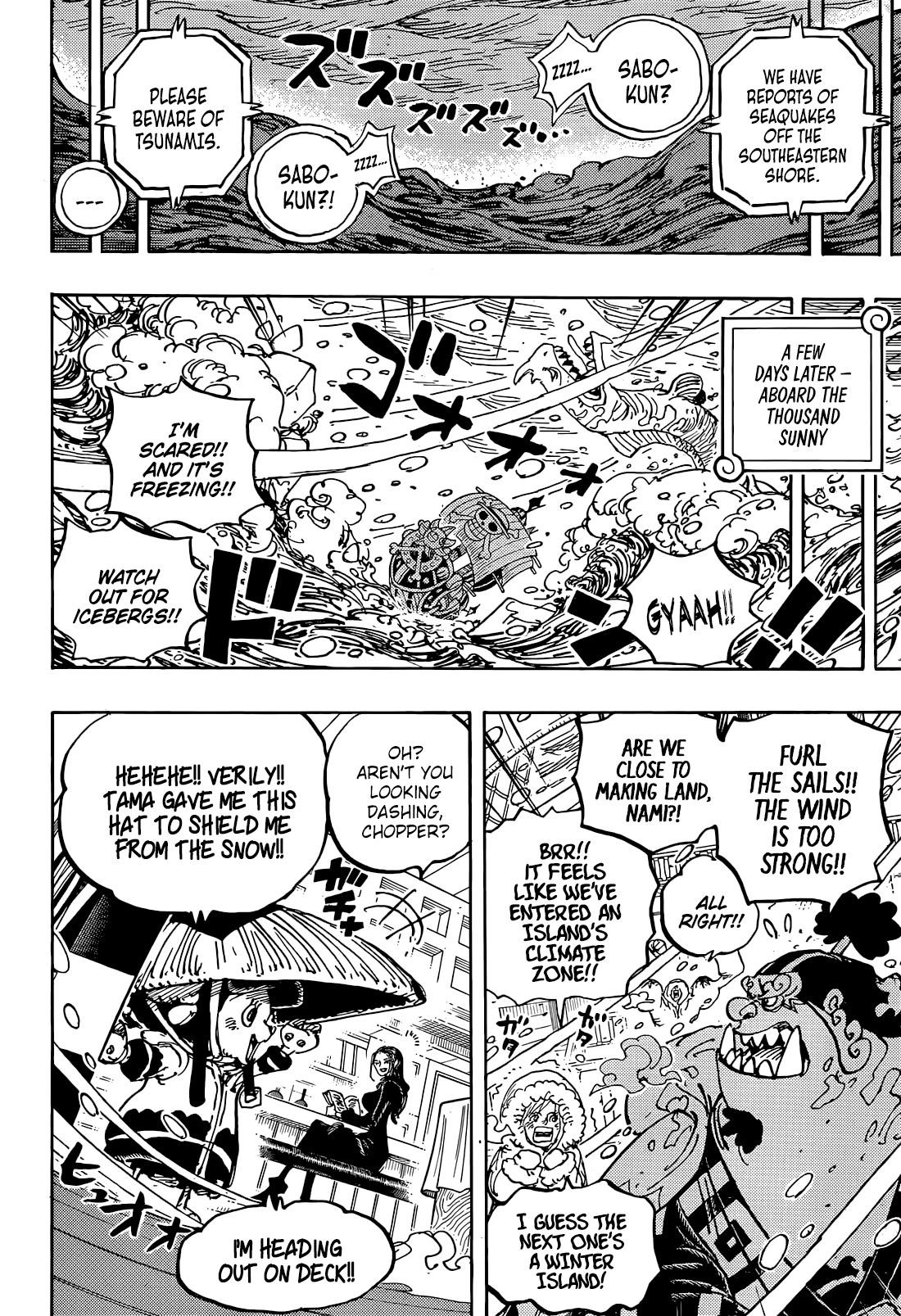 One Piece Manga Chapter 1060 page 14 - Luffy's Dream